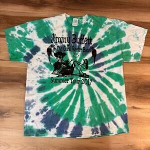 Jimmy Buffet Coral Reefers Band Shirt 2017 Tie Dye adult XL